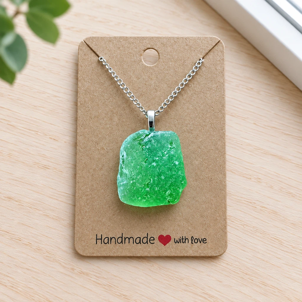 🌊Handcrafted Sea Glass Necklace
