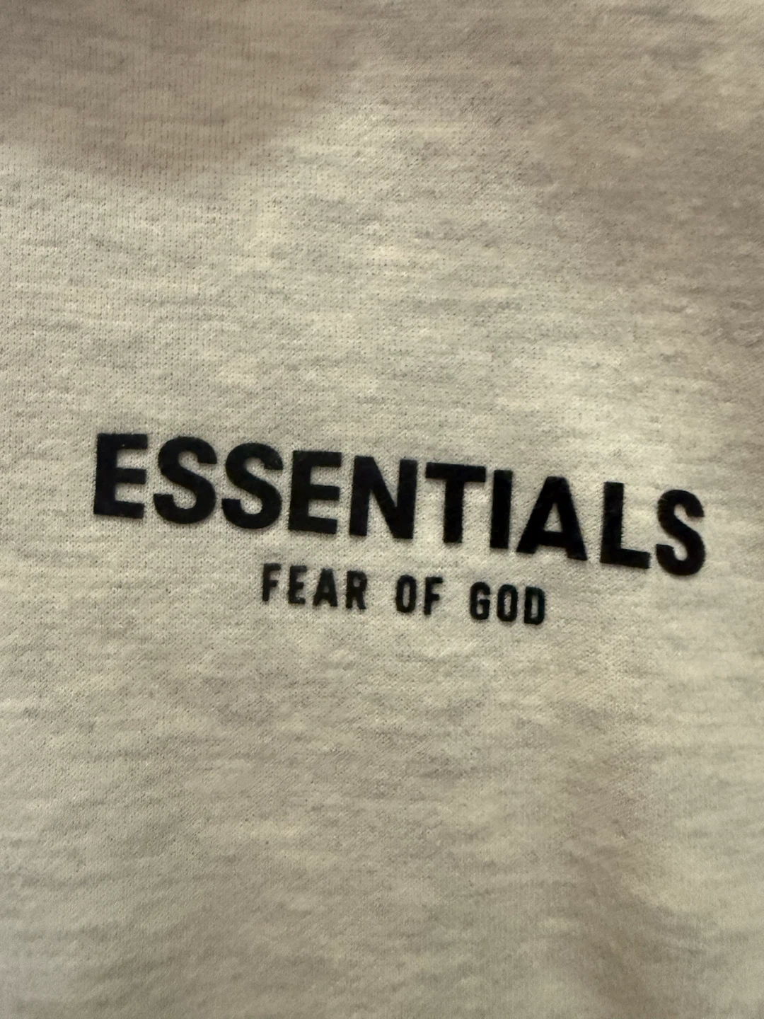 Essentials Fear of God Hoodie - Light Gray - Size Small - photo 2