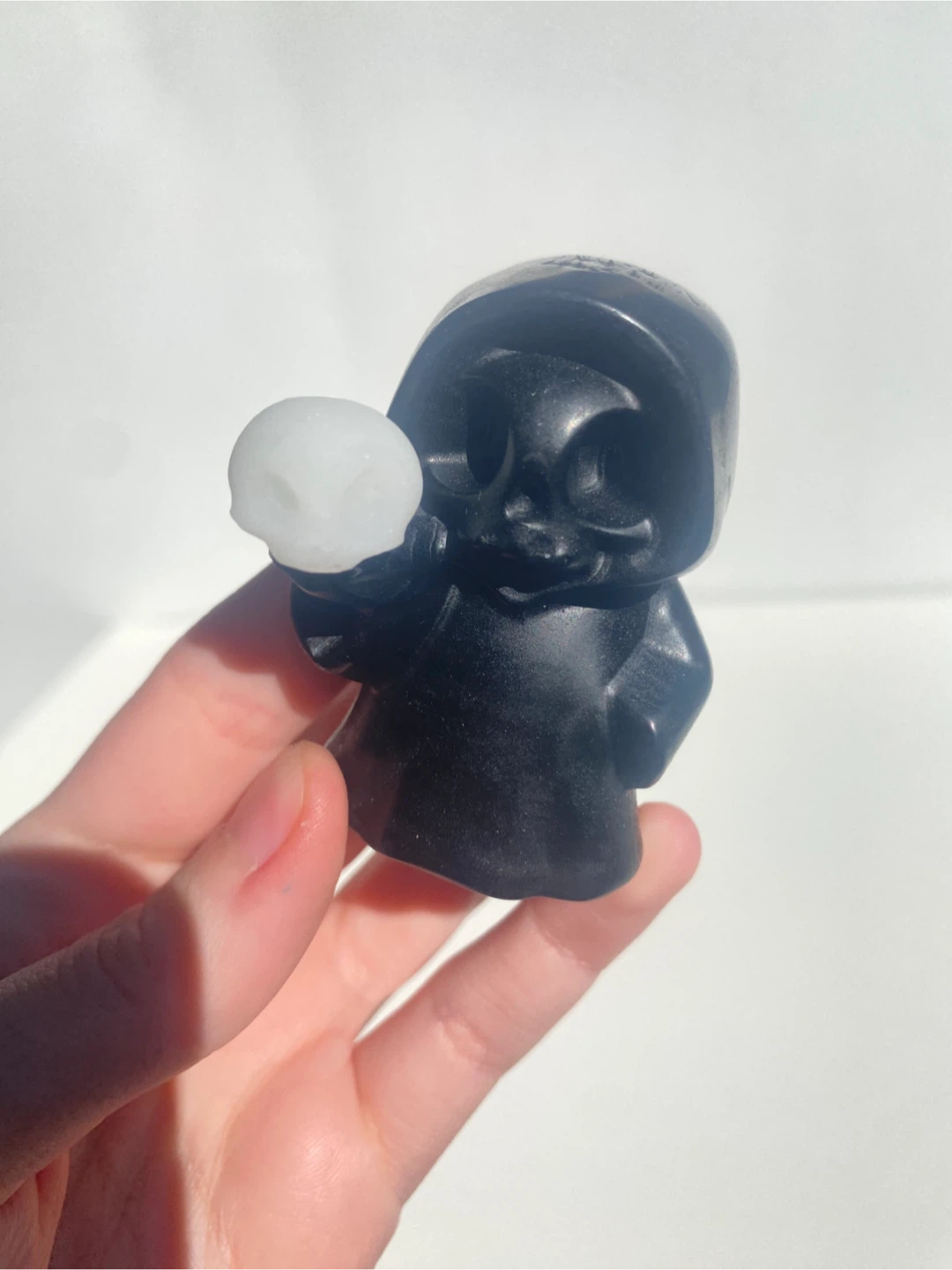 Stone Grim Reaper Figurine Carvings - photo 3