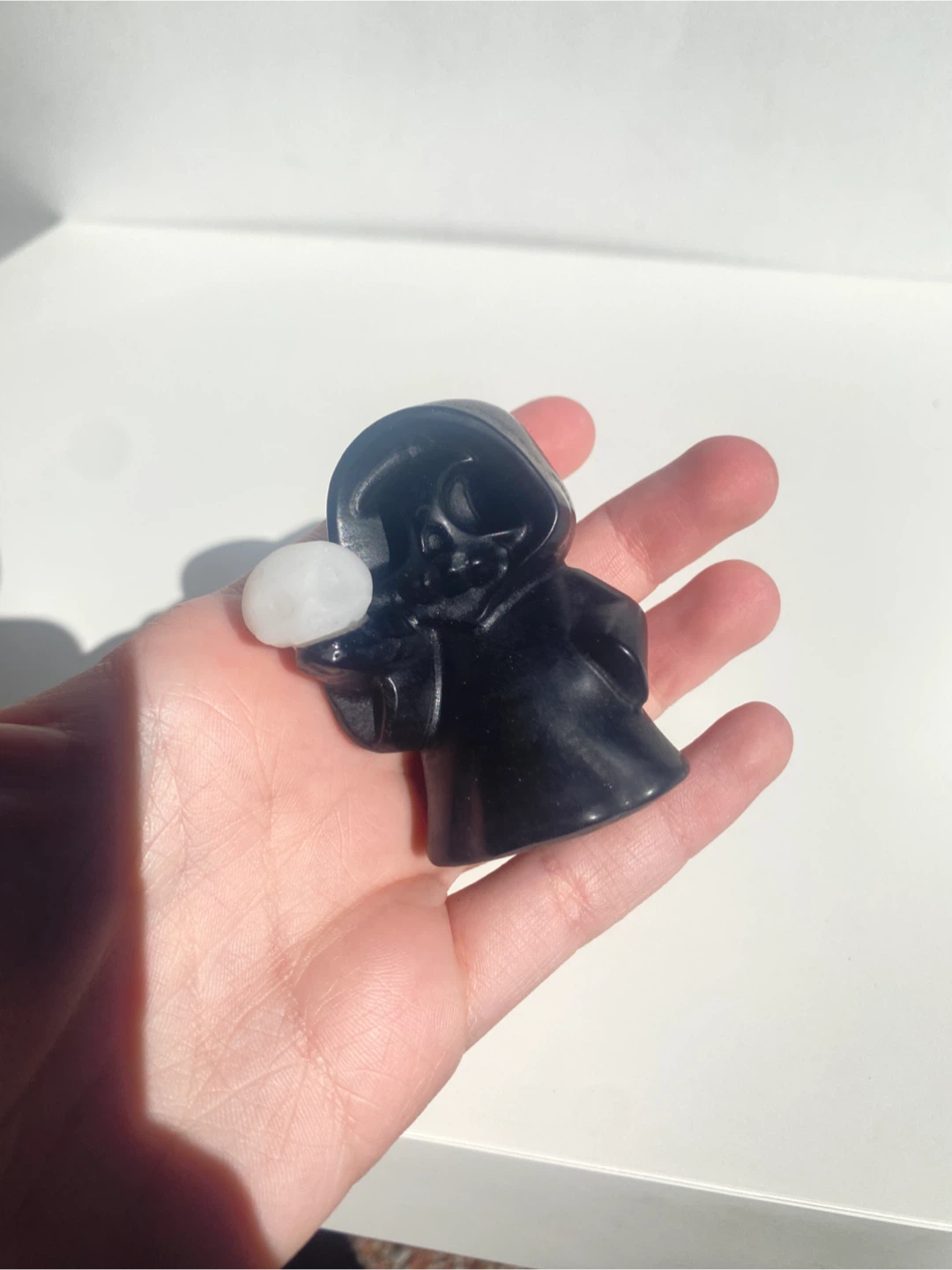 Stone Grim Reaper Figurine Carvings - photo 4