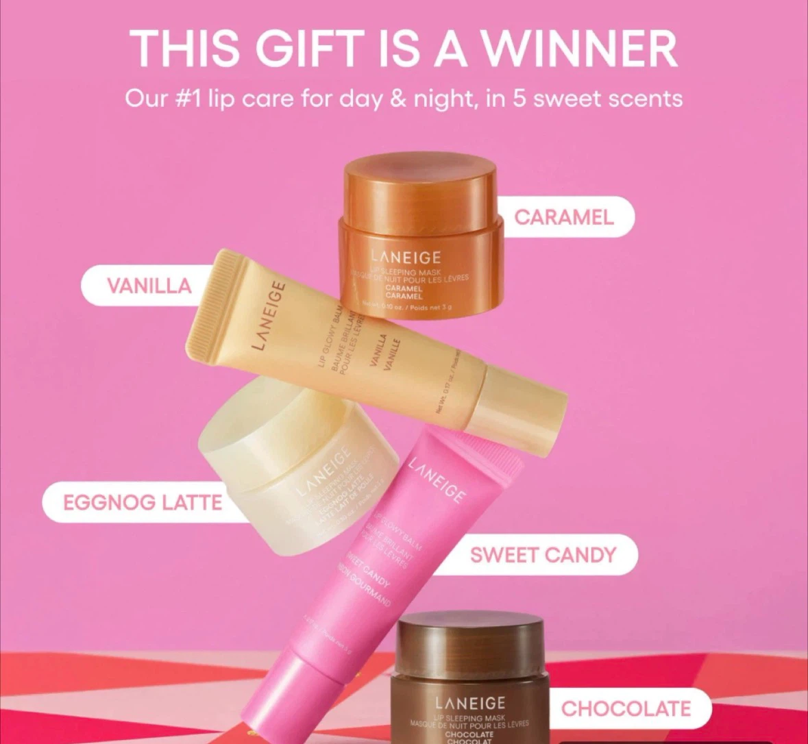 Laneige Midnight Minis 5-Piece Lip Care Set - photo 2