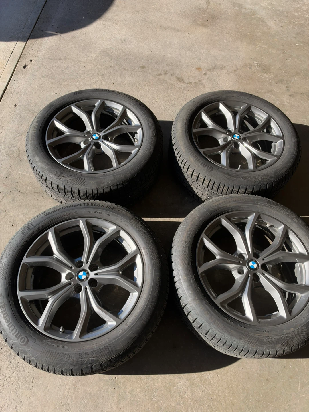 Set of 4 BMW Winter Tires and Rims