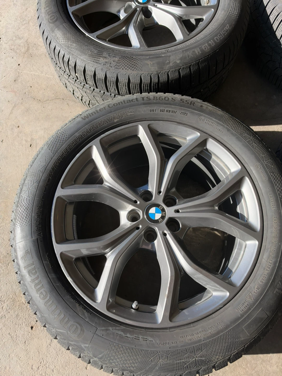 Set of 4 BMW Winter Tires and Rims - photo 3