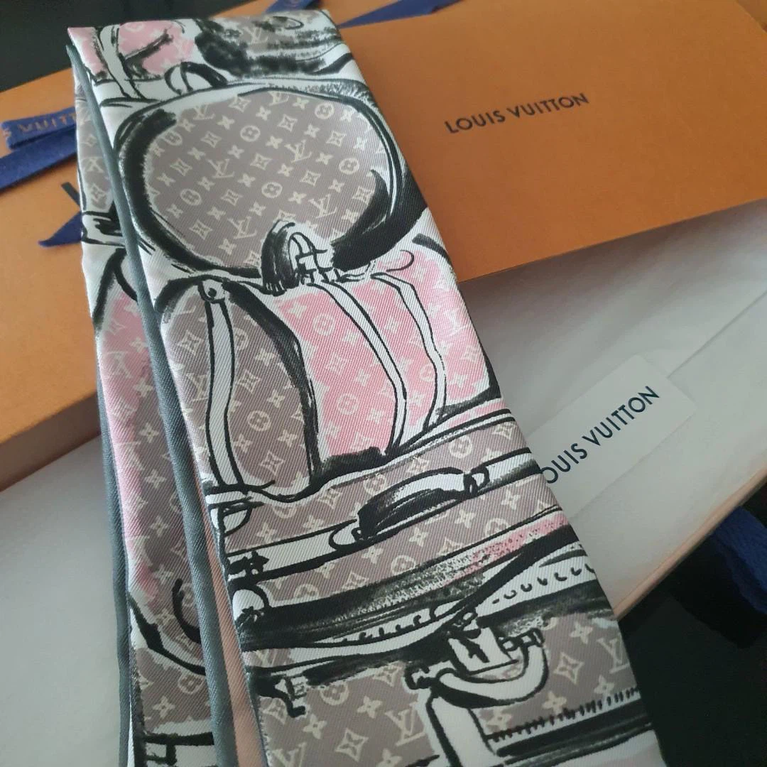 Never used Louis Vuitton Silk Bandeau Scarf