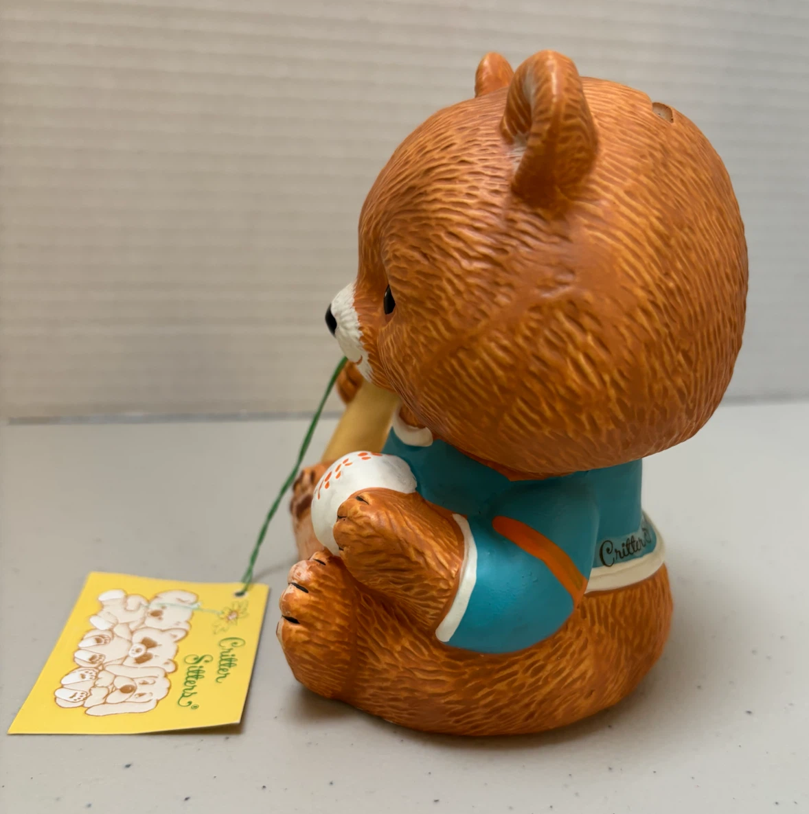 Vintage Enesco Critter Sitters Bear Savings Bank - photo 3