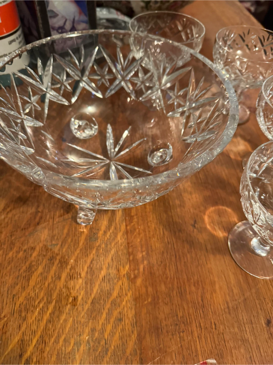 Vintage Crystal Serving Set - photo 2