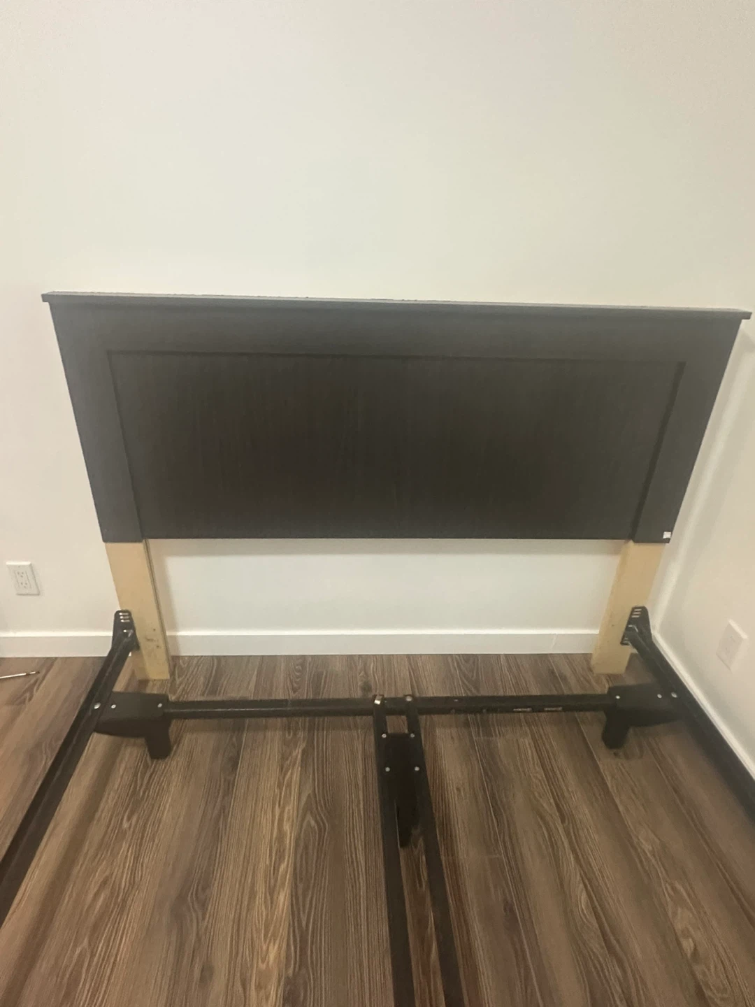 Double Bed metal Frame with Headboard and free bed frame - photo 2