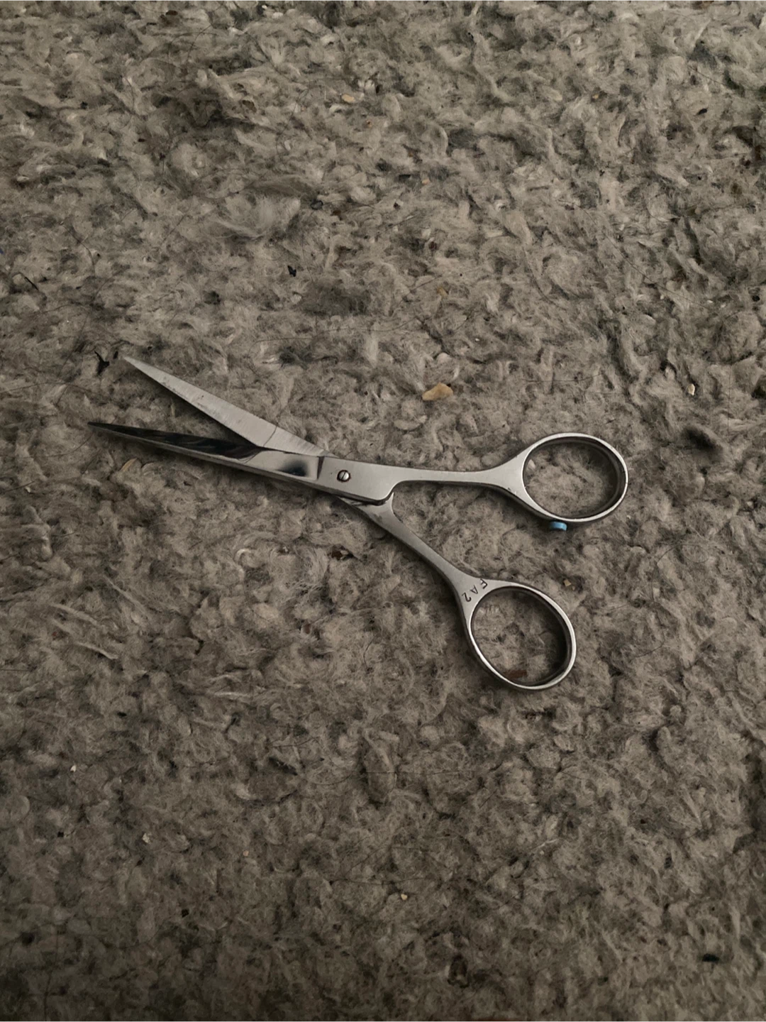 Stainless steel hair scissors