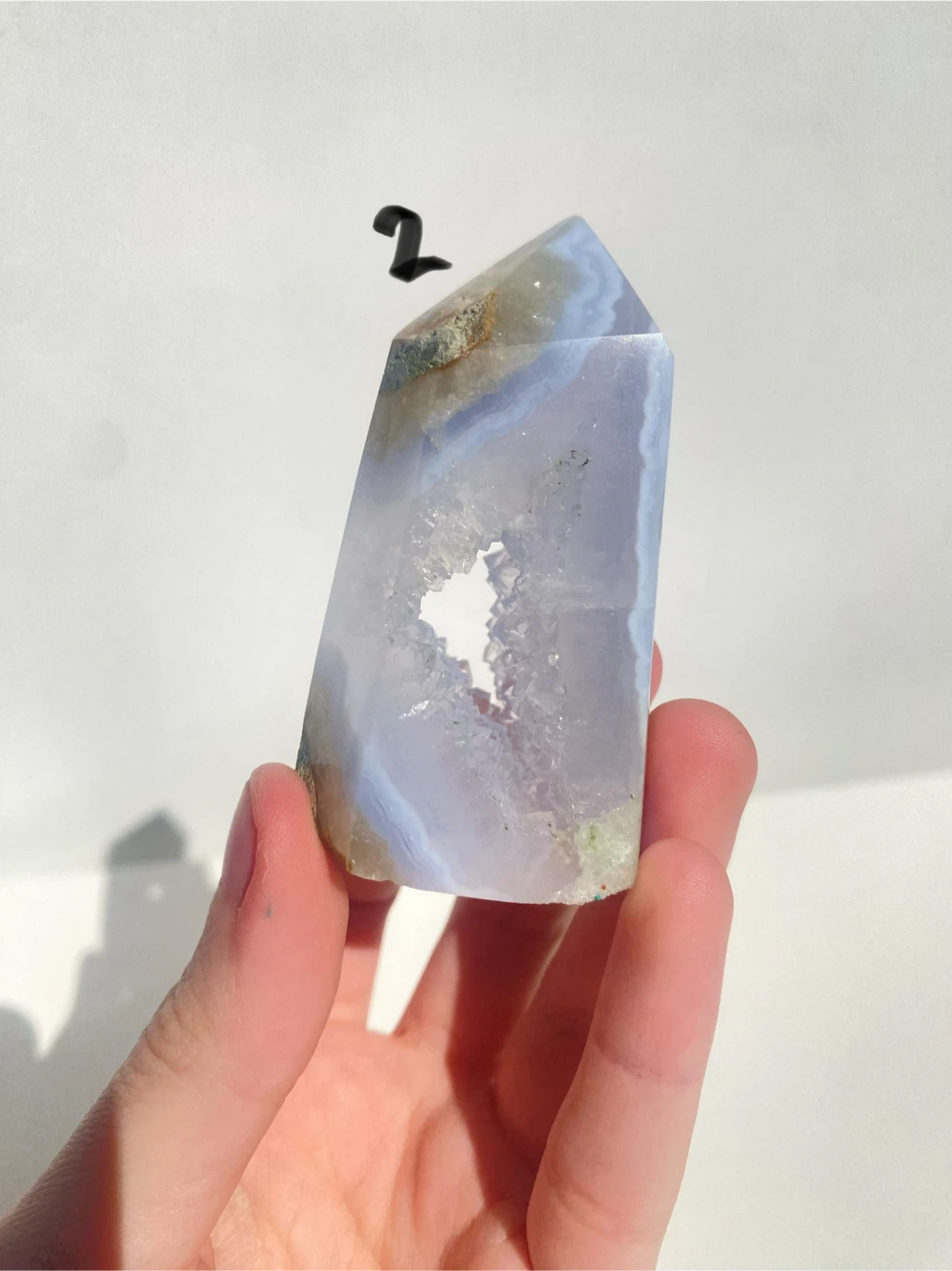 Blue Lace Agate Crystal Towers - photo 4