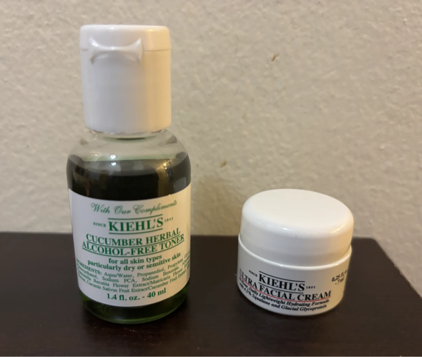 NEW-Kiehl's Cucumber Toner and Ultra Facial Cream Set