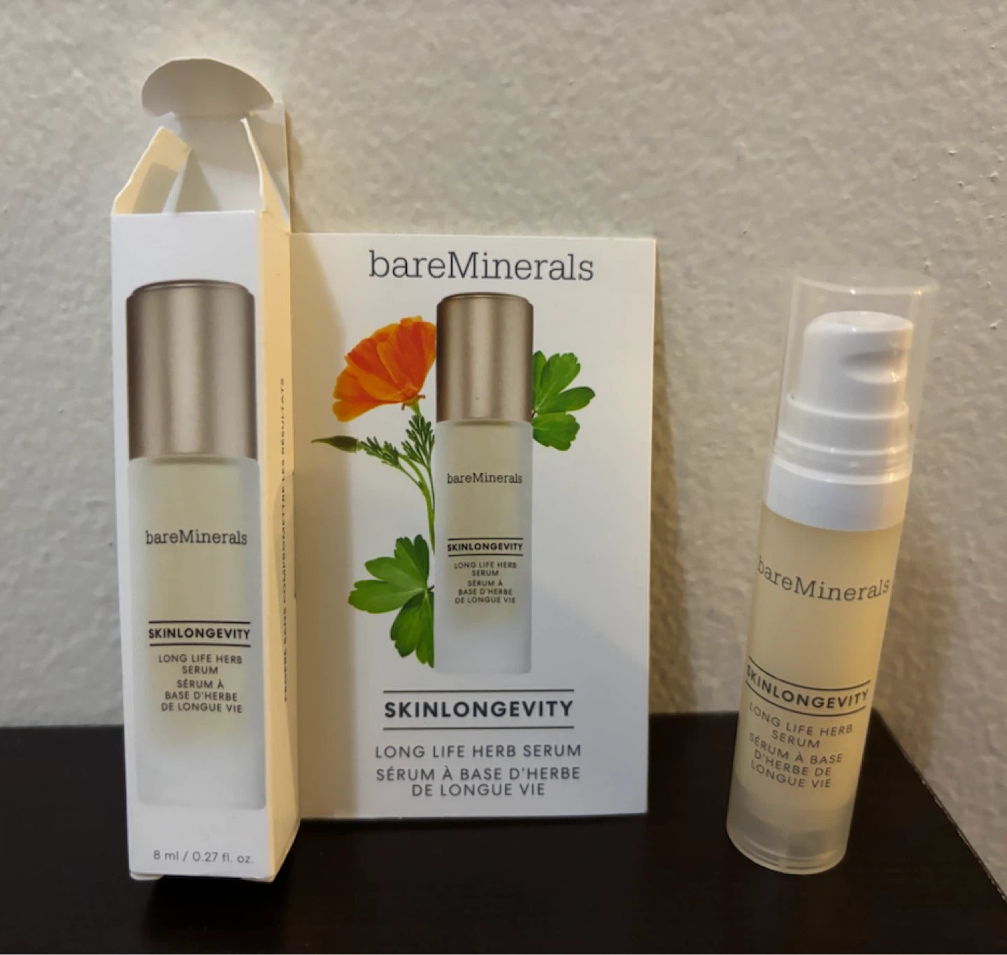 NEW-bareMinerals Skinlongevity Long Life Herb Serum