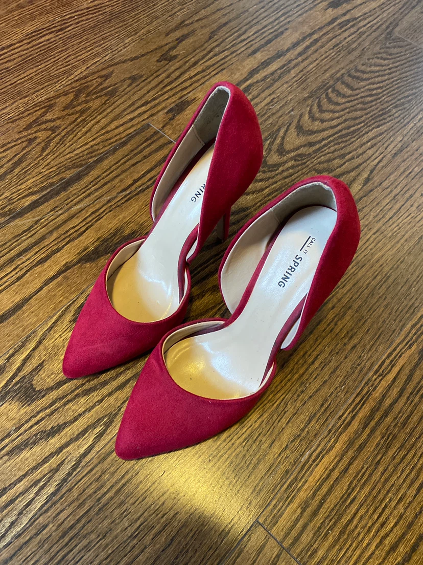 Call It Spring Red Heels 8.5