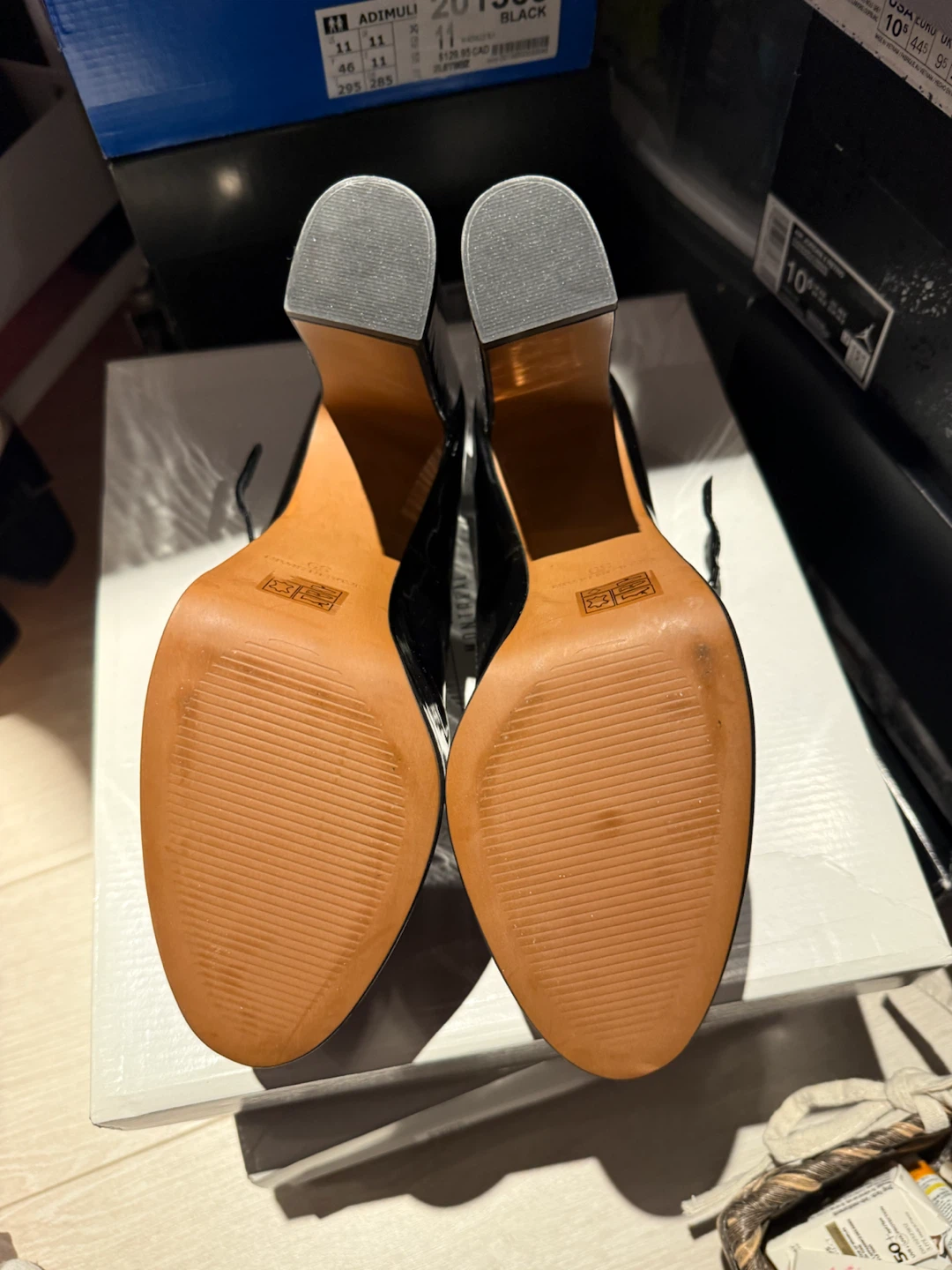 Black Patent Mary Jane Heels - photo 3