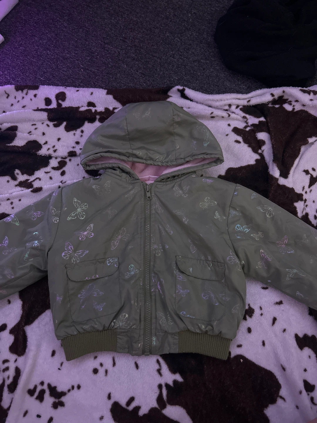 Penelope Mack Butterfly Bomber Jacket
