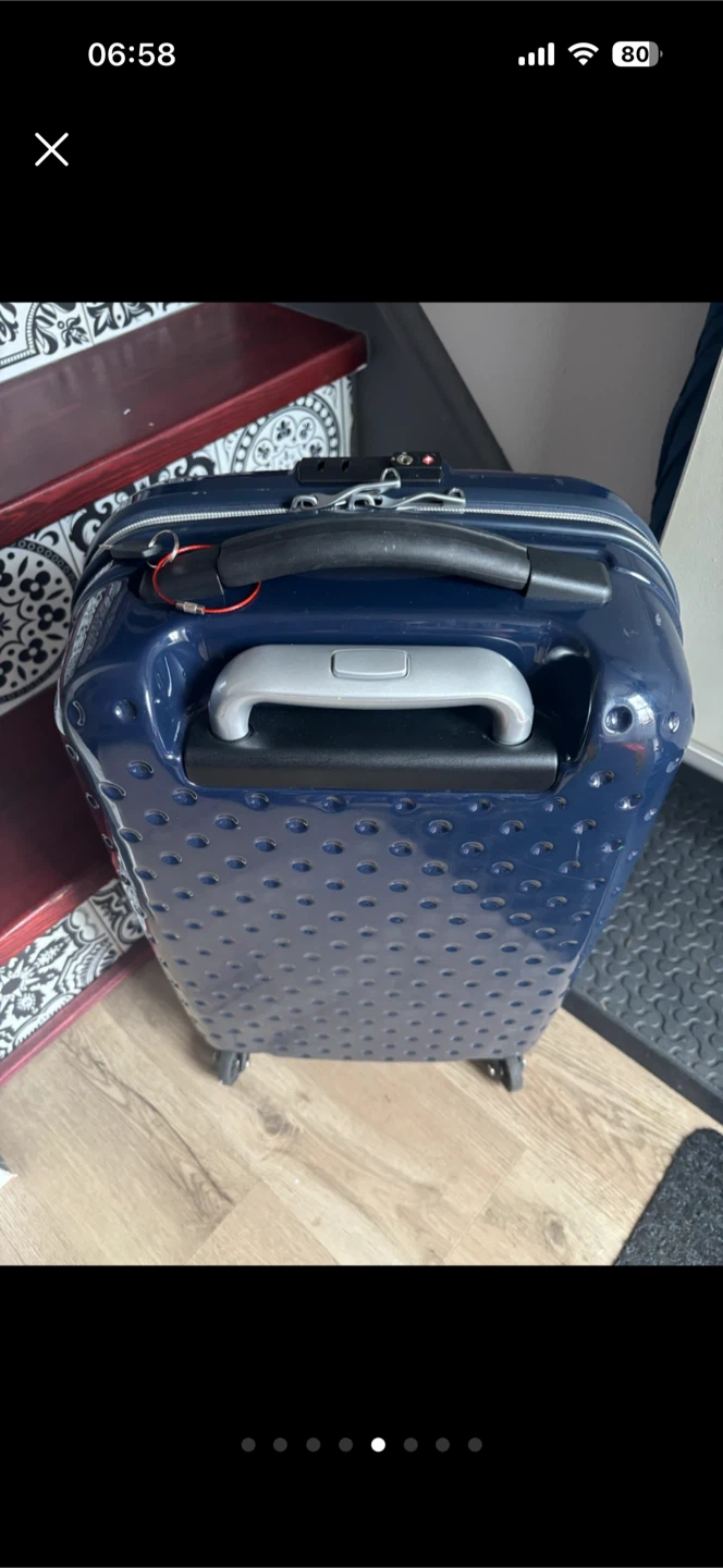 Blue Hardside Carry-On Luggage - photo 2