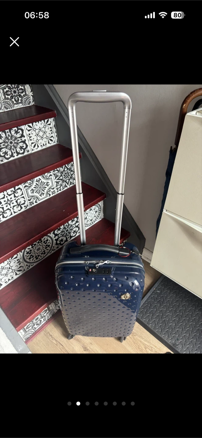 Blue Hardside Carry-On Luggage - photo 5