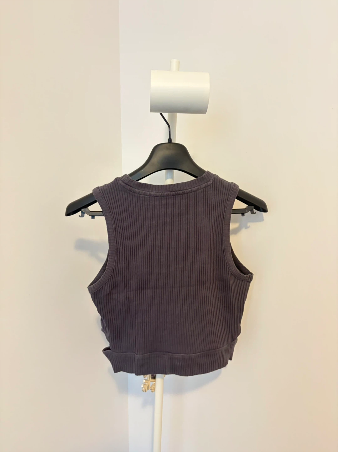 6ixty8ight Charcoal Ribbed Tank Crop - photo 2