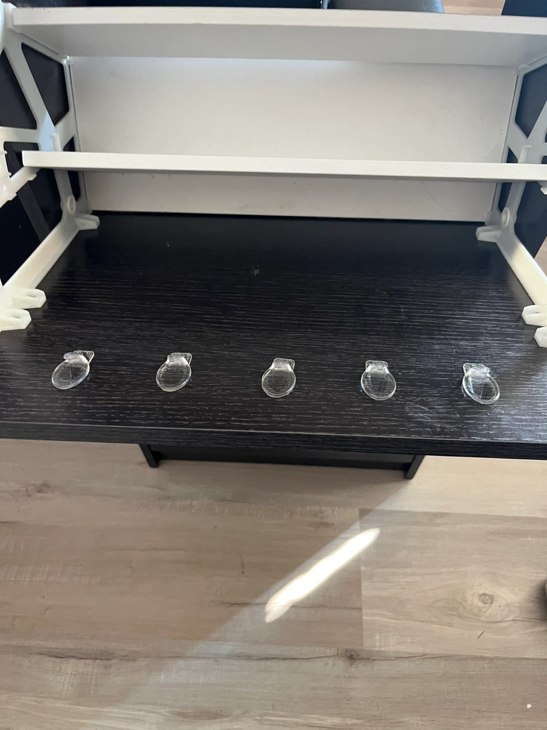 Dark Wood Shoe Cabinet - photo 3
