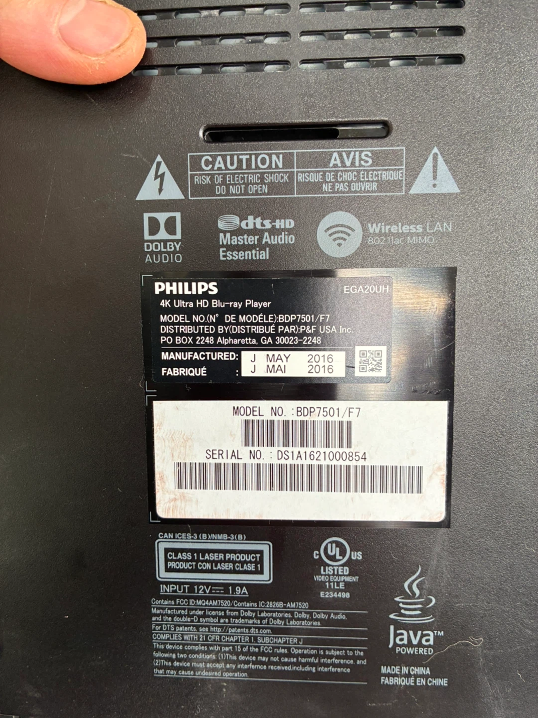 PHILIPS 4K Ultra HD Blu-ray Player - photo 4