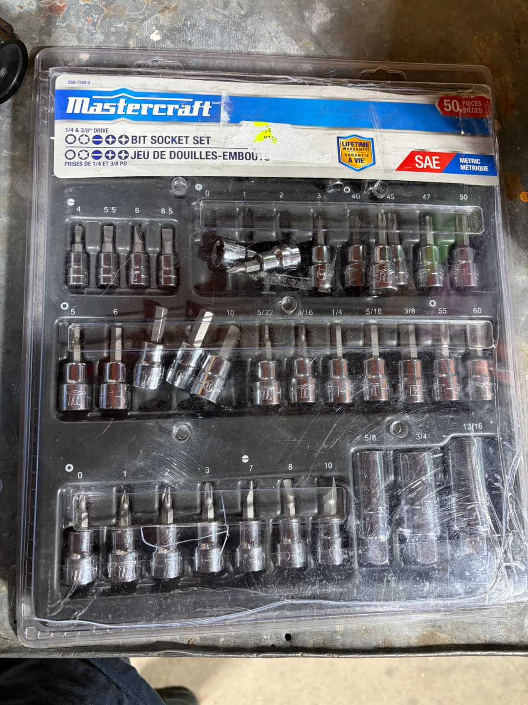 Mastercraft 50-Piece Bit Socket Set
