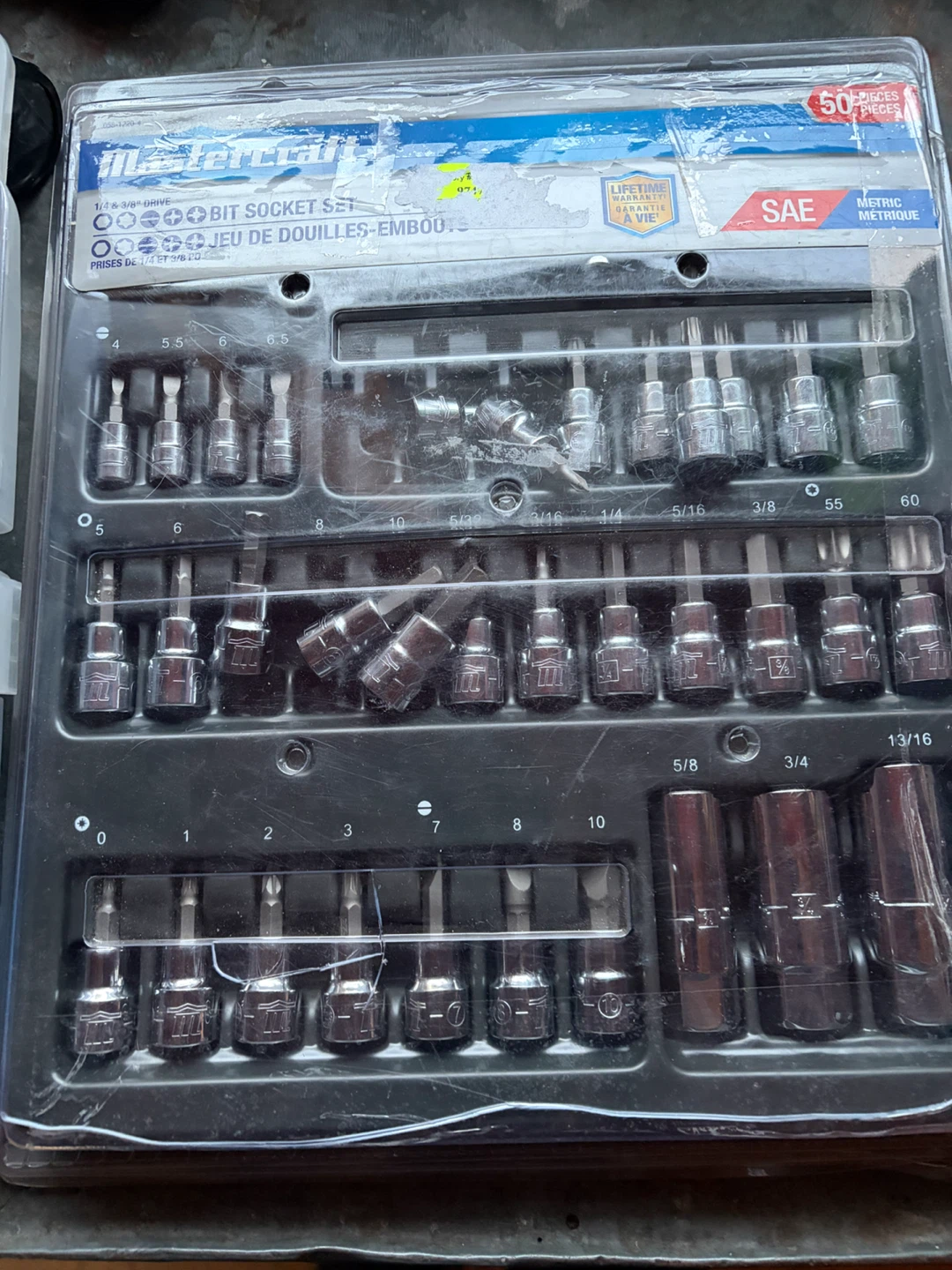 Mastercraft 50-Piece Bit Socket Set - photo 2