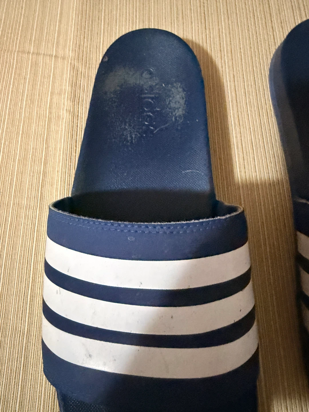 Adidas slides navy and white side 9 - photo 3