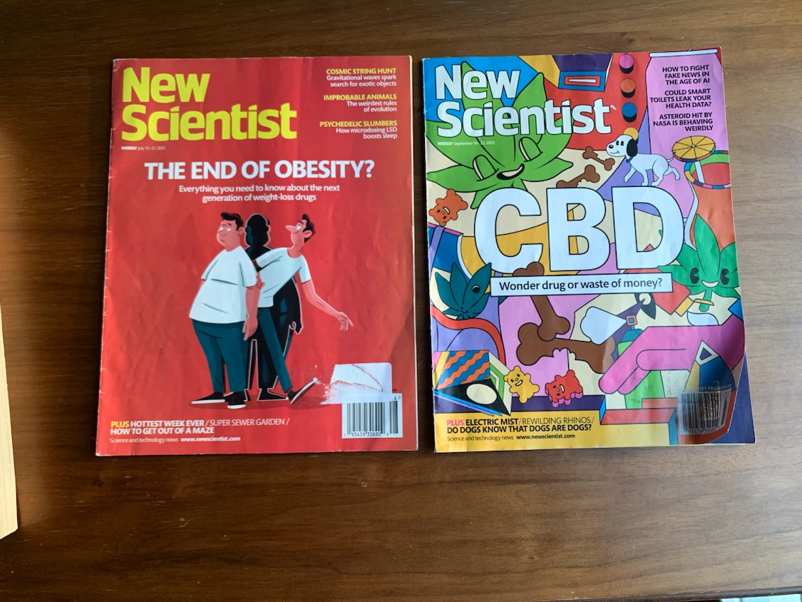 2 New Scientist Magazine Issues