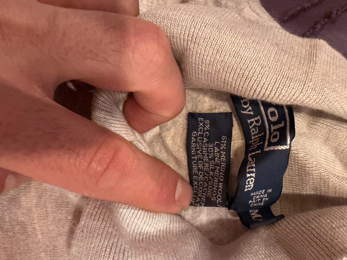 Polo Ralph Lauren Merino Wool Cashmere Polo Shirt - photo 3