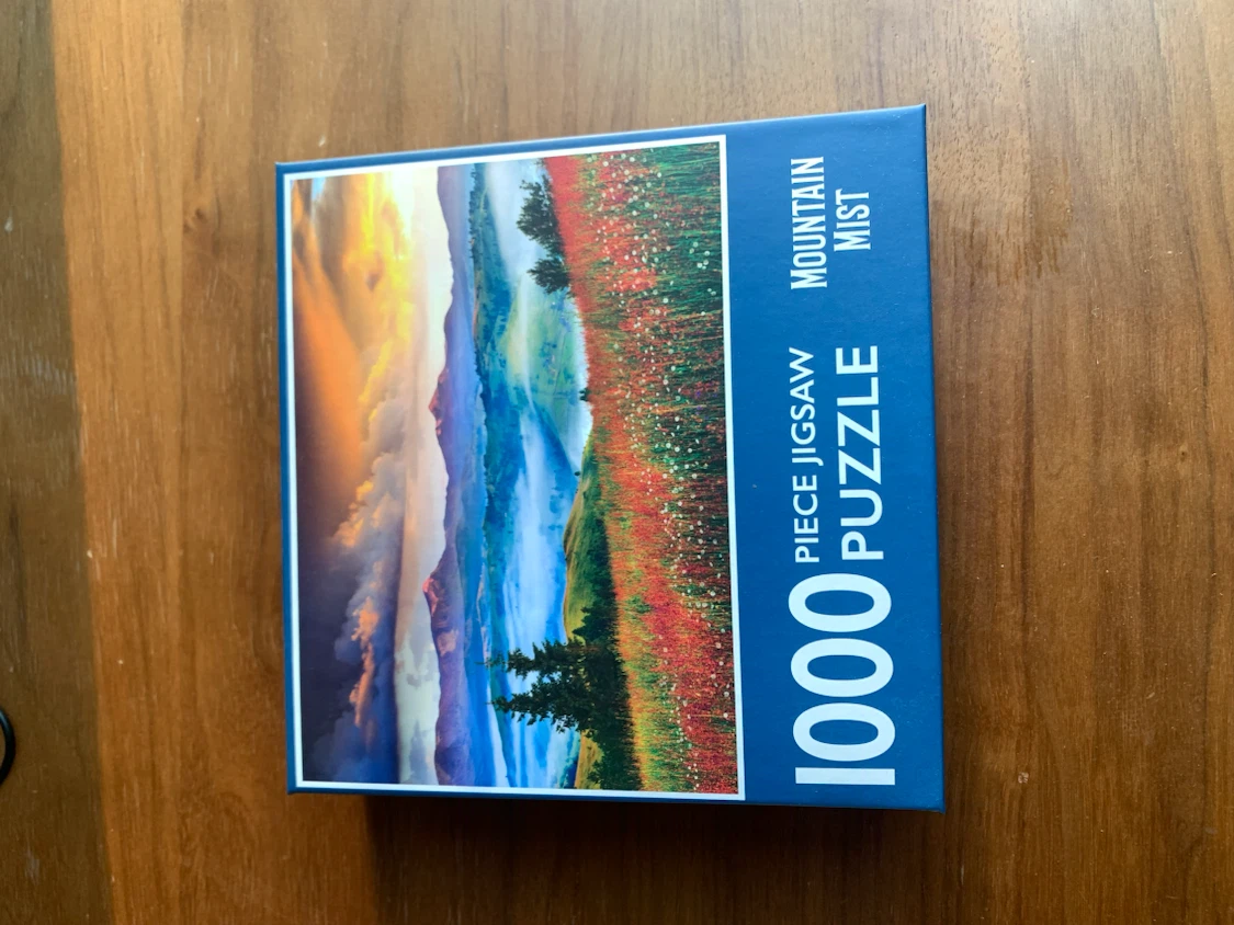 Mountain Mist 1000 Piece Jigsaw Puzzle