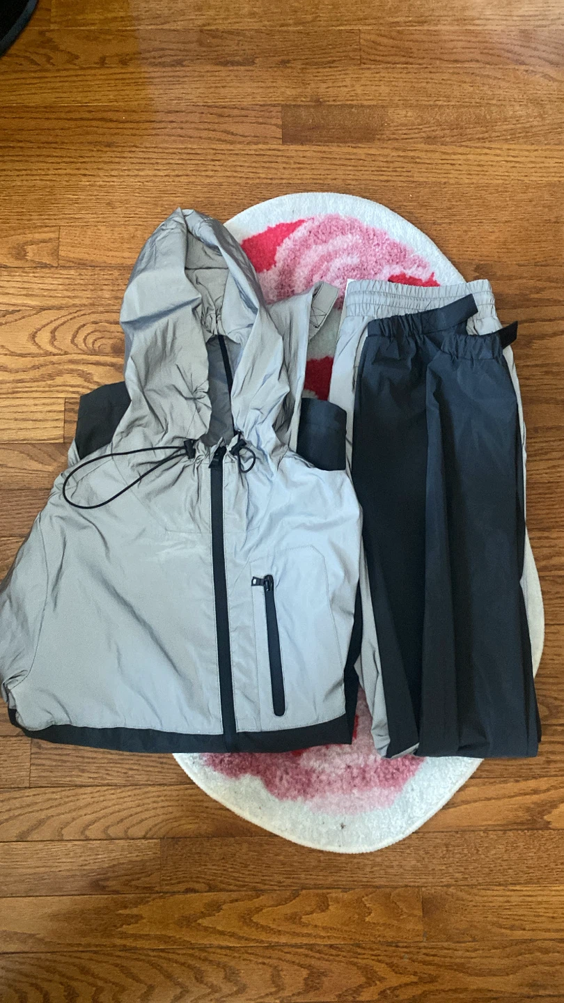 Reflective Windbreaker and Jogger Set