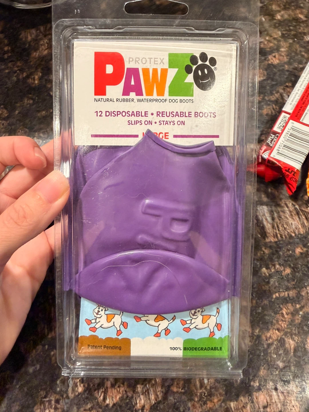 Protex Pawz Waterproof Dog Boots - Large
