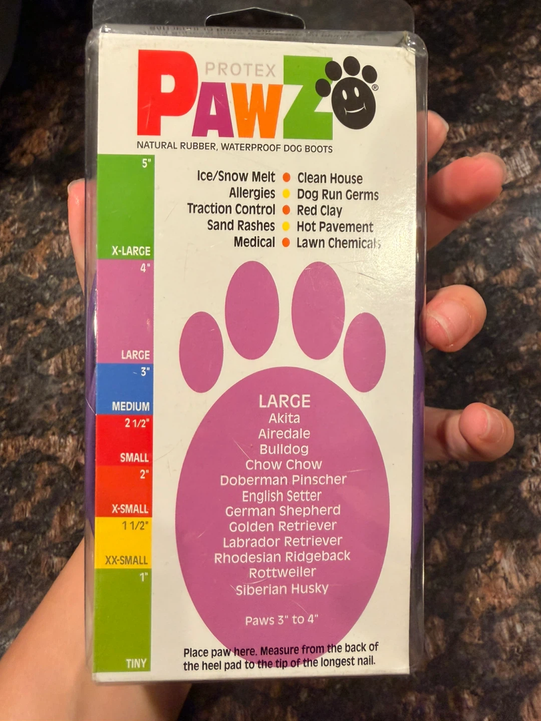 Protex Pawz Waterproof Dog Boots - Large - photo 2