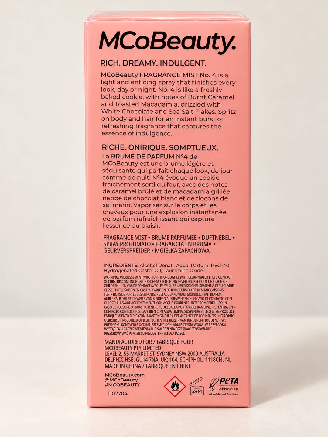 MCoBeauty No.4 Fragrance Mist 90ml - photo 3
