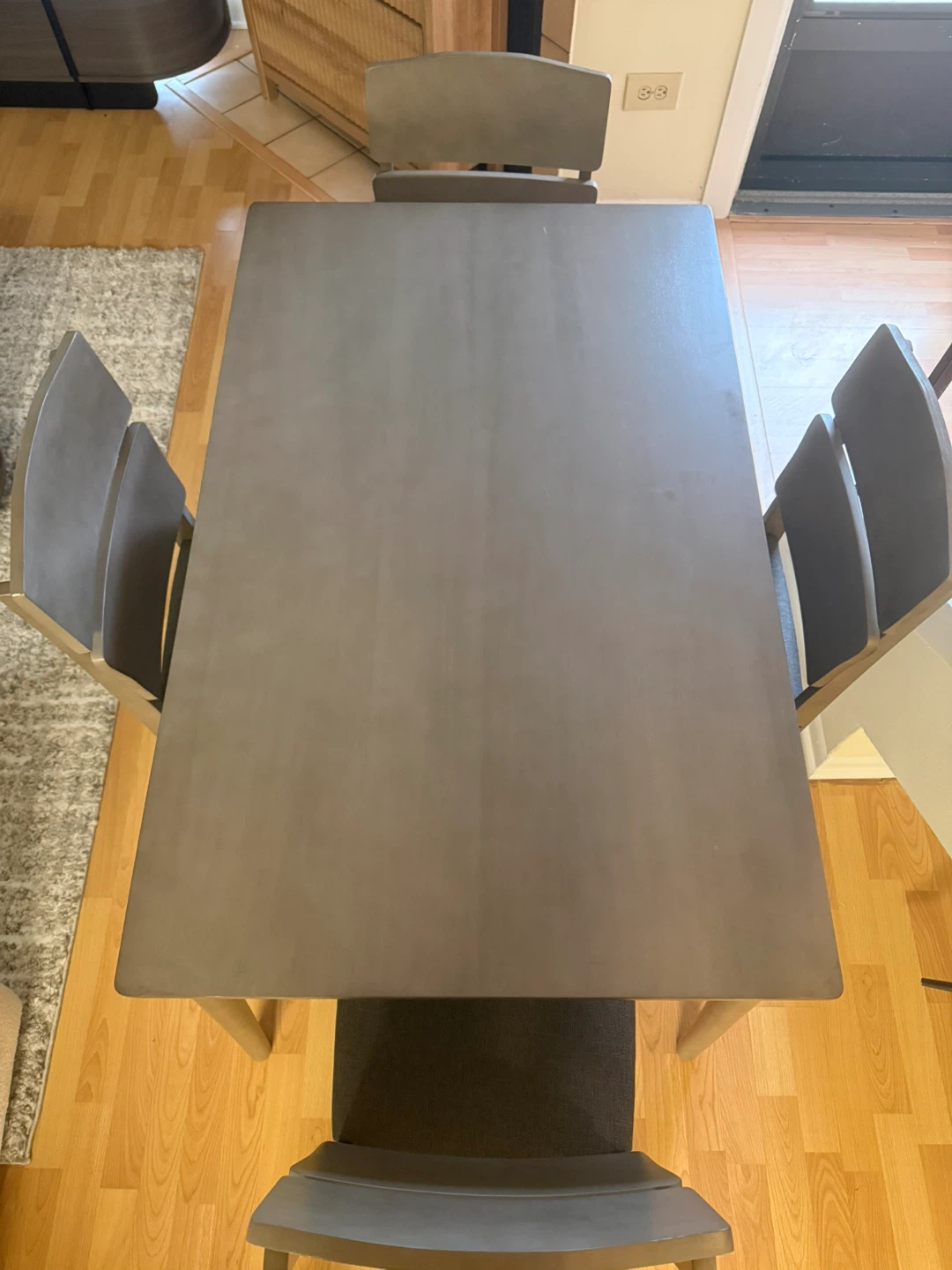 Dining Table and 4 Chairs Set