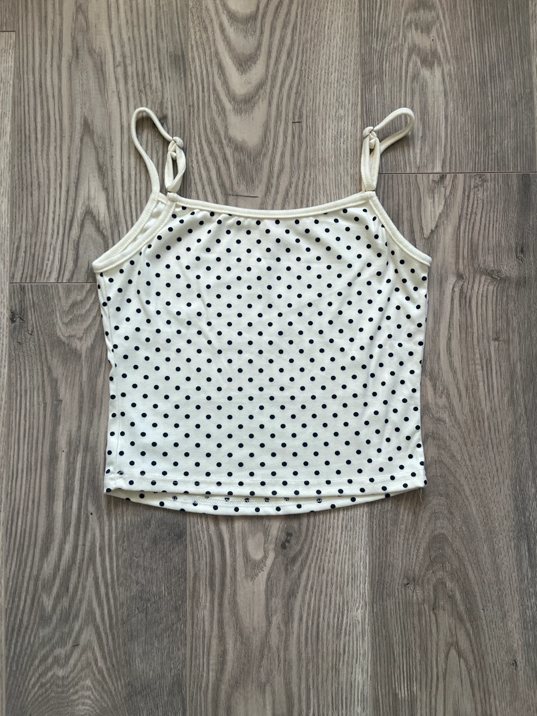 Shein cream and black polka dot camisole - photo 2