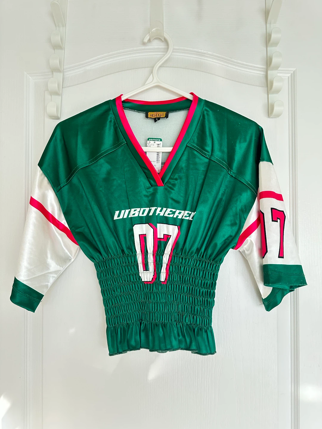 Green Jersey Top
