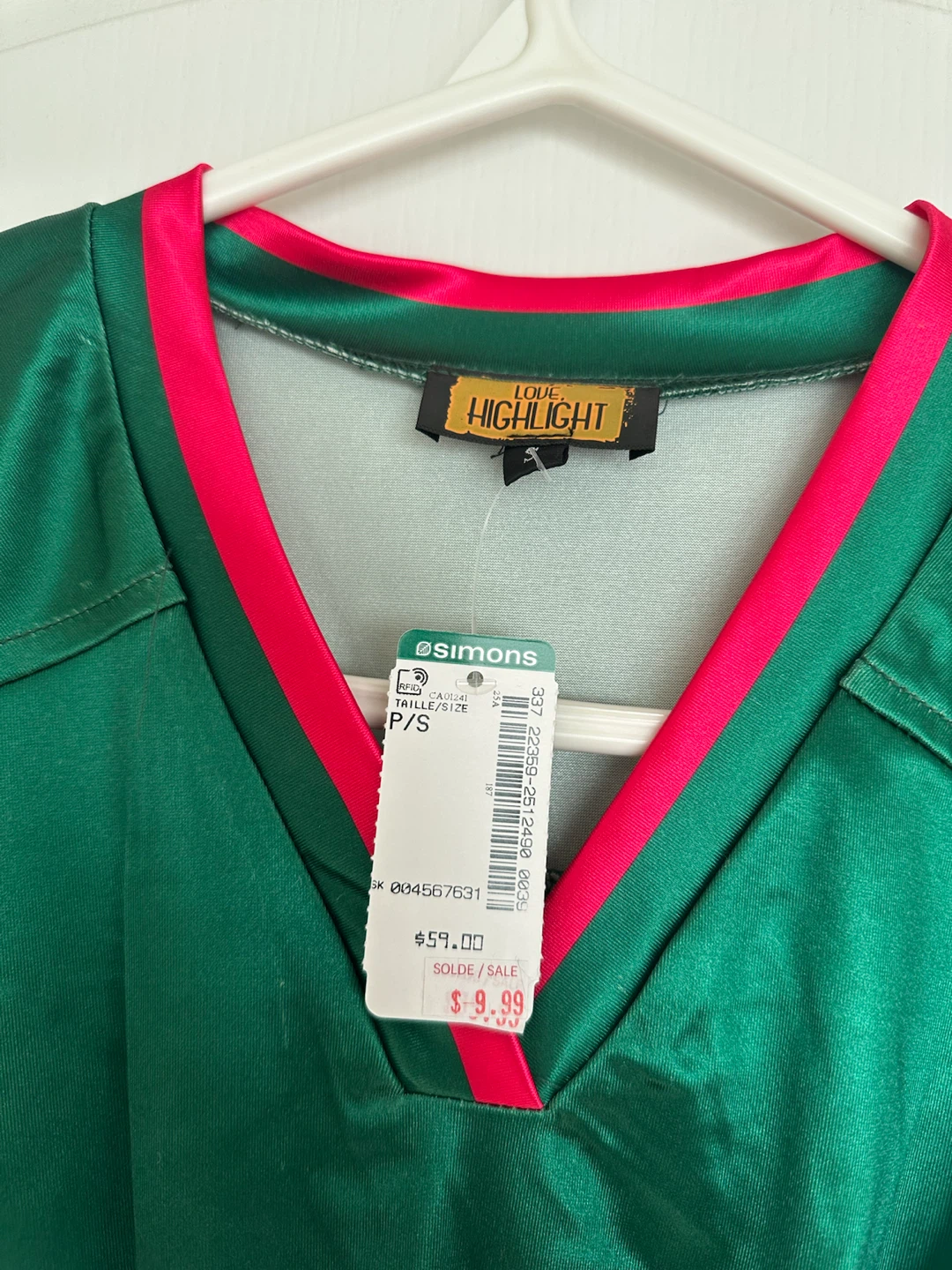 Green Jersey Top - photo 3