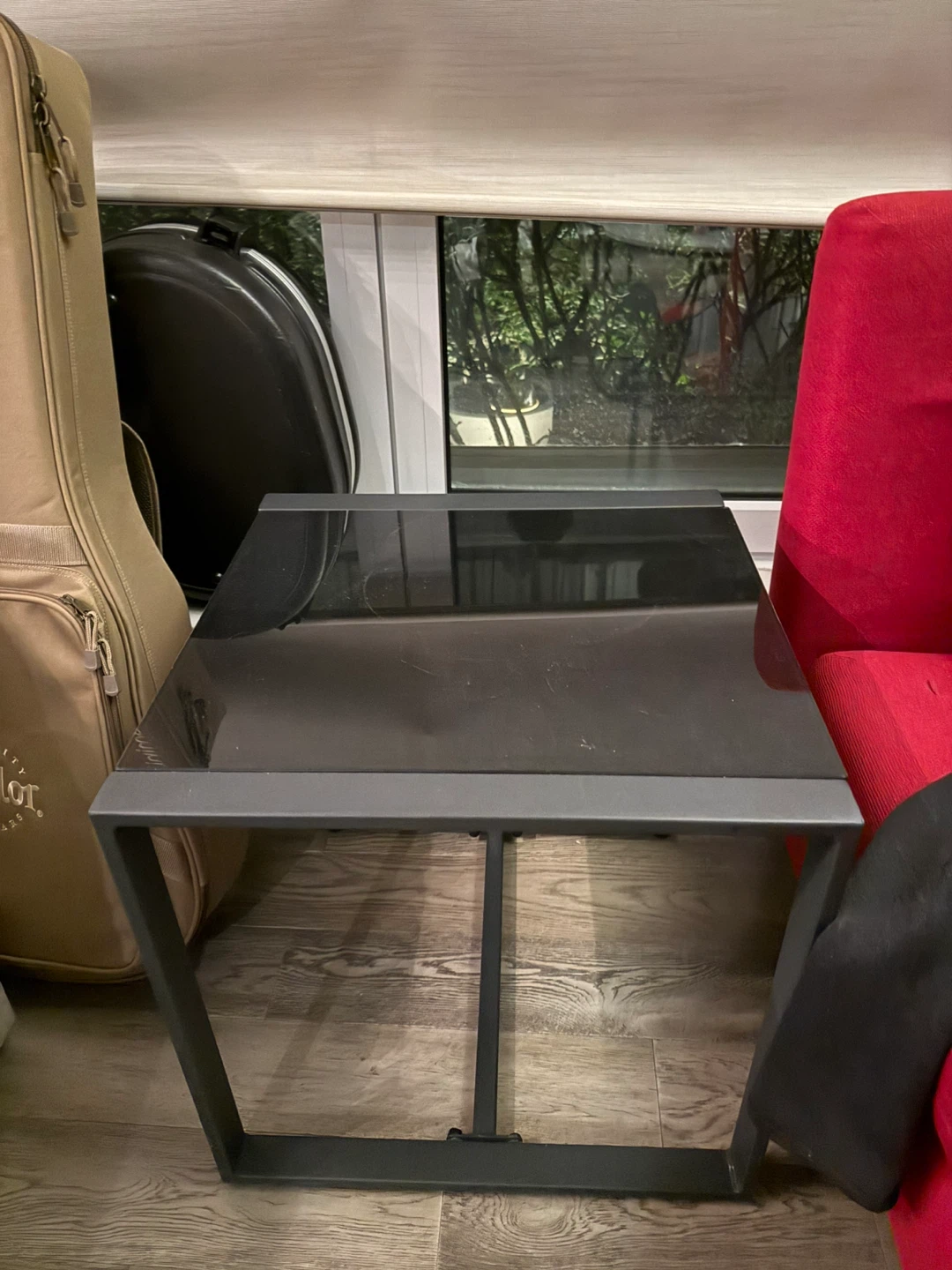 Two Patio Chairs and Side Table Set