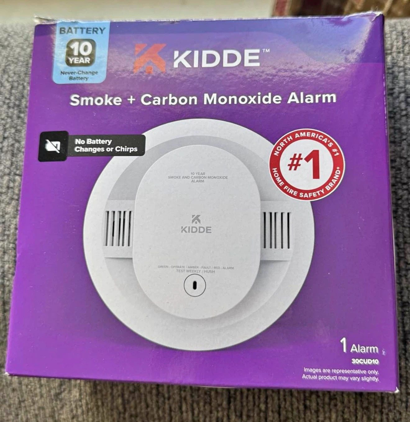 Kidde Smoke and Carbon Monoxide Alarm 30CUD10