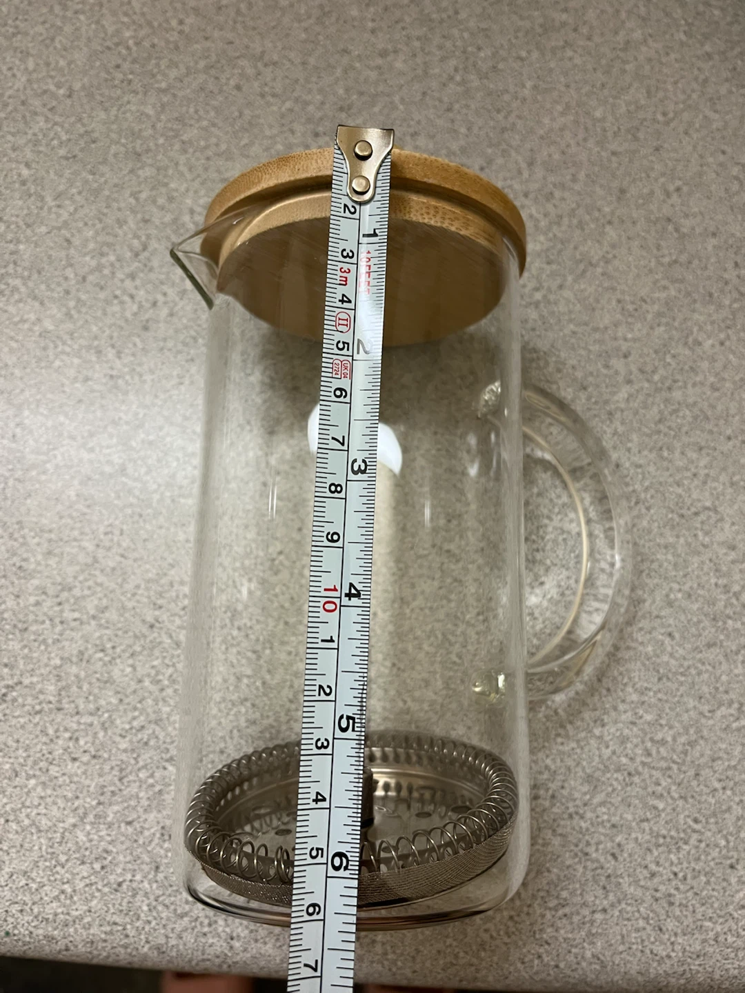 Glass French Press with Bamboo Lid - photo 3