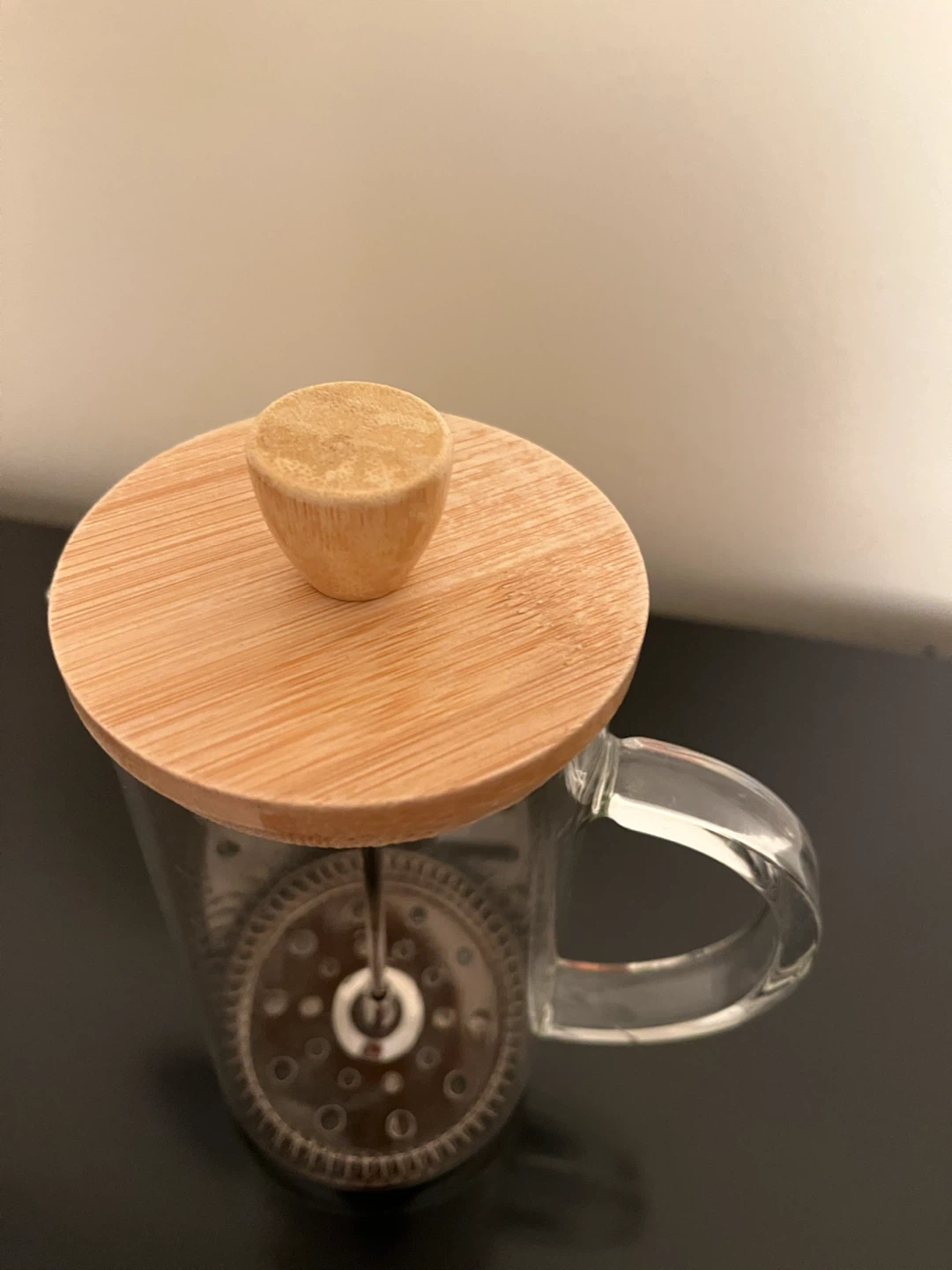Glass French Press with Bamboo Lid - photo 5