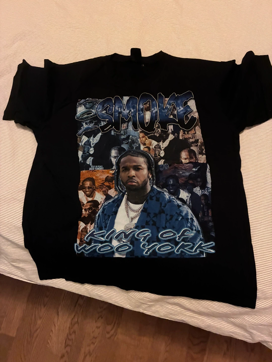 Pop Smoke King of Woo York Black T-Shirt