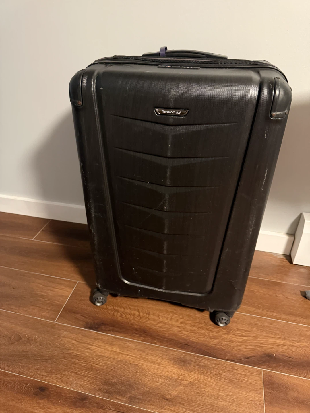 Traveler's Choice Black Hardside Spinner Luggage