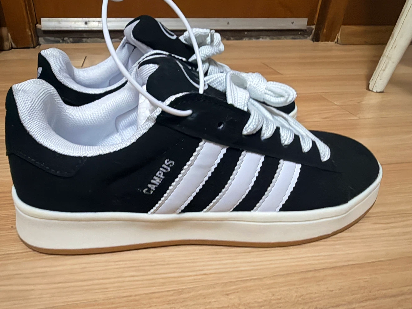 Adidas Campus 00s Black and White Sneakers
