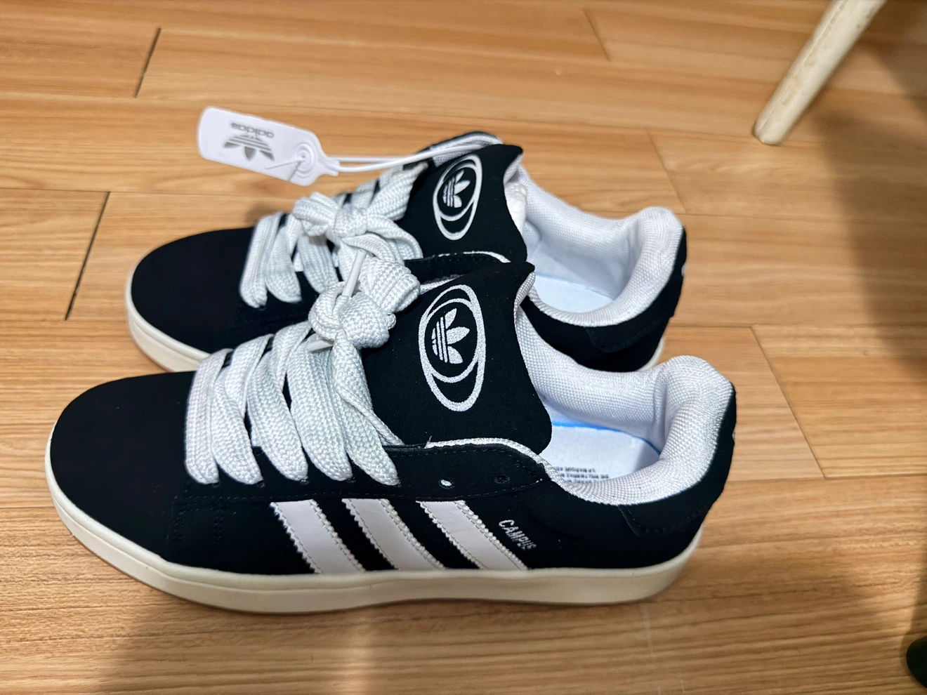 Adidas Campus 00s Black and White Sneakers - photo 2