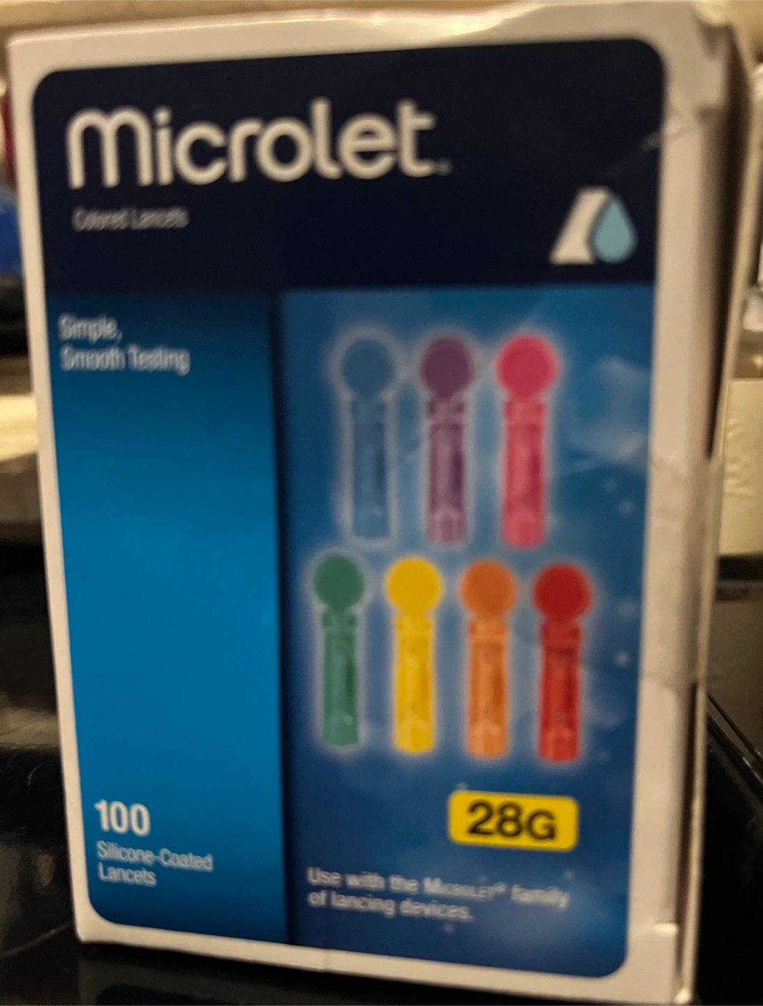 Micro-let Colored Lancets 100