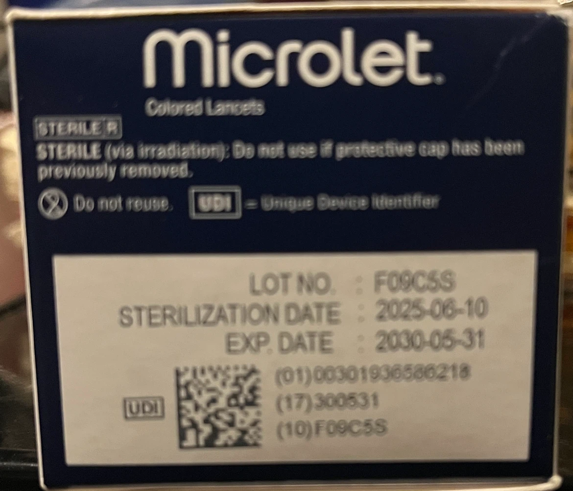 Micro-let Colored Lancets 100 - photo 2