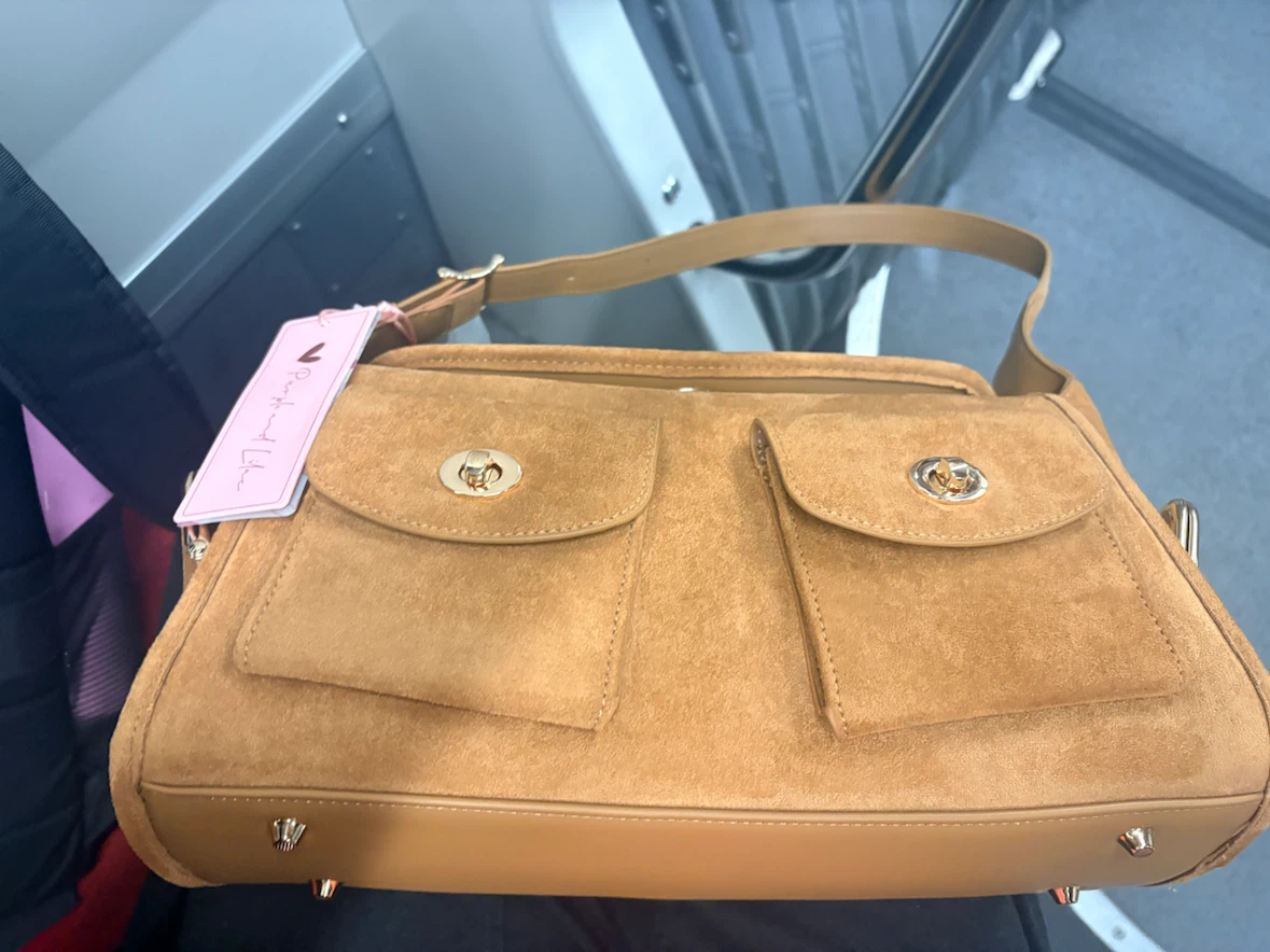 Haversack (coach) inspired Suede Shoulder Bag - photo 3
