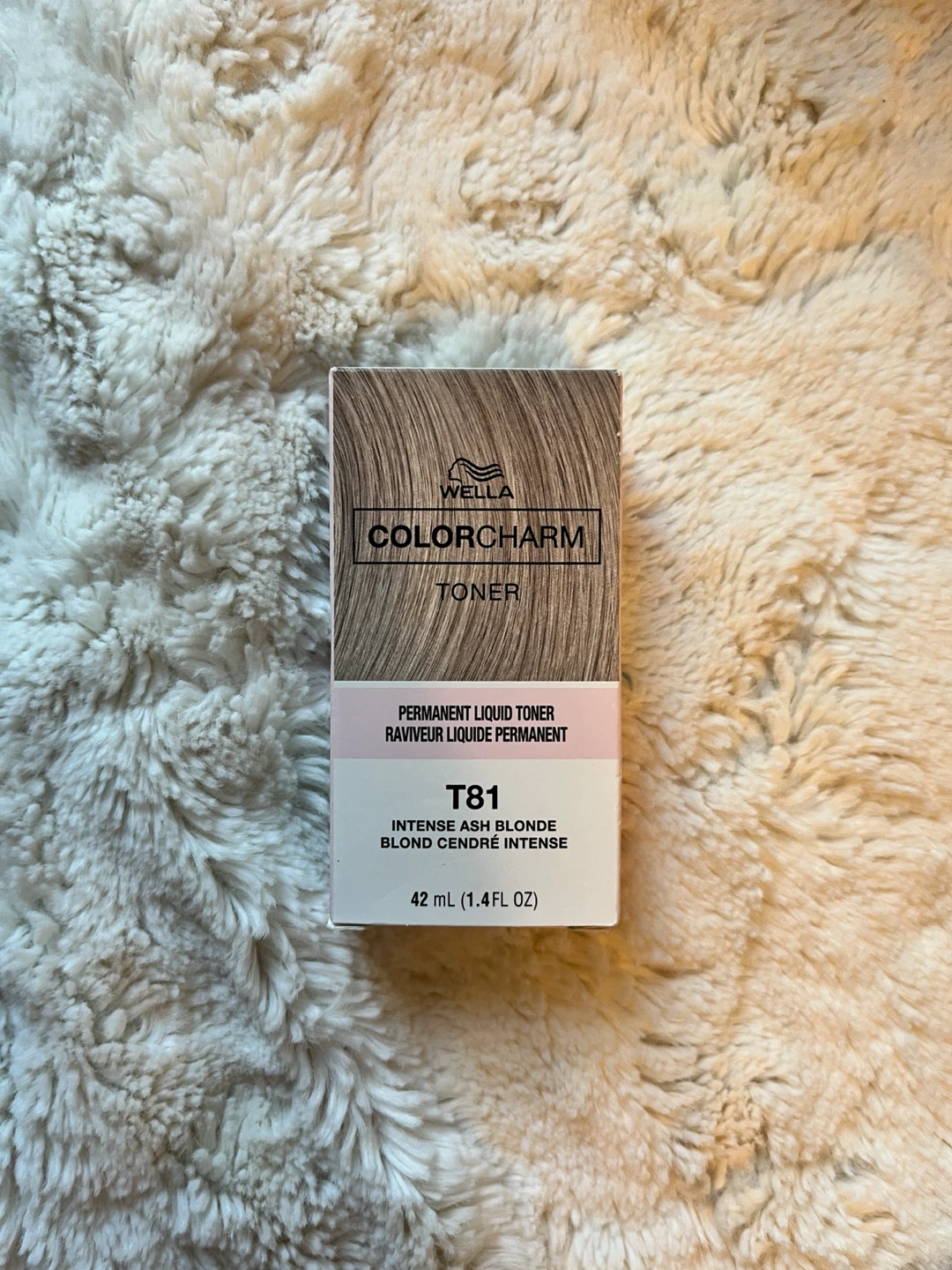 Wella Colorcharm Toner T81 Intense Ash Blonde - New