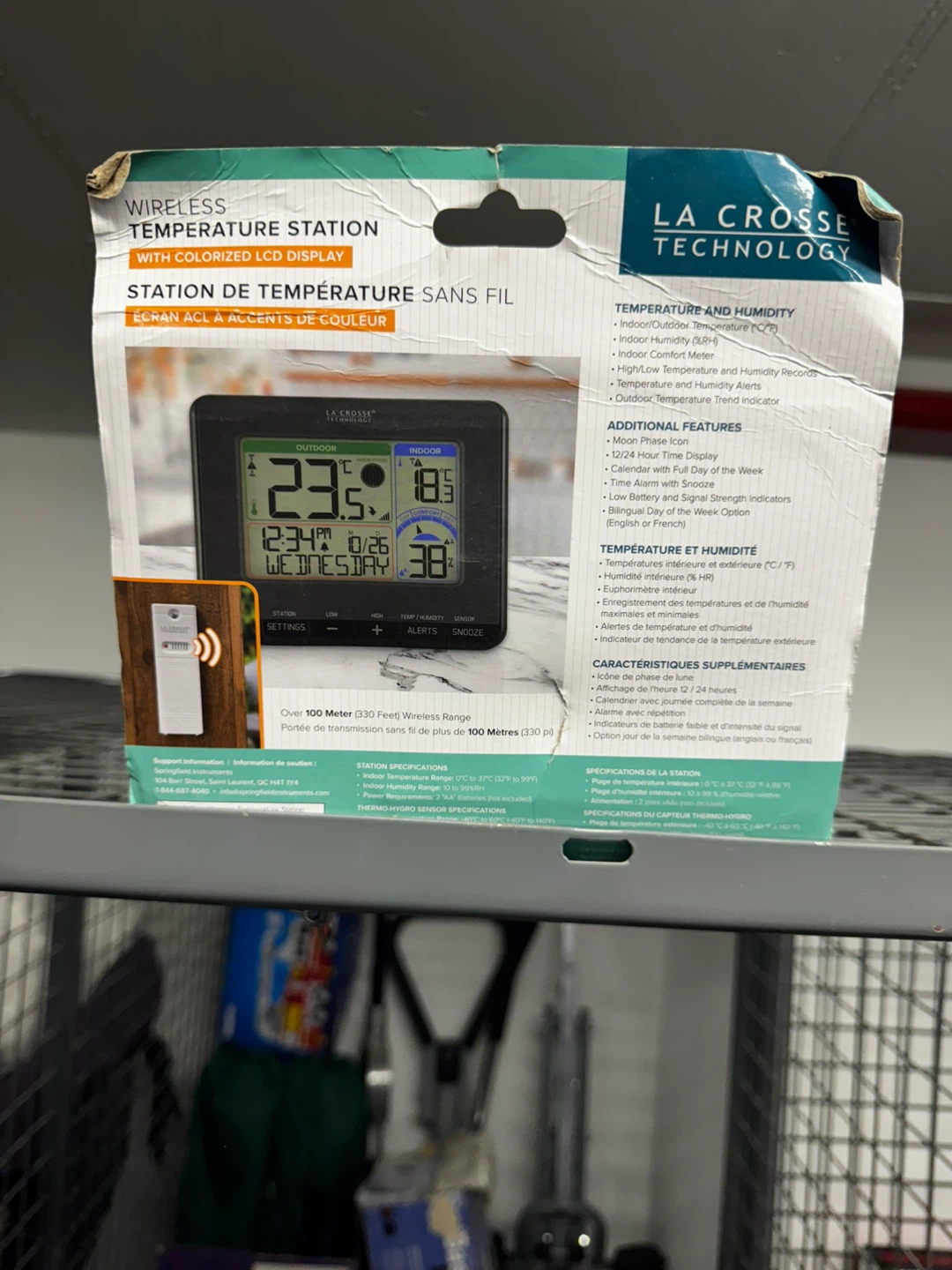 La Crosse Technology Wireless Temperature Station - photo 2